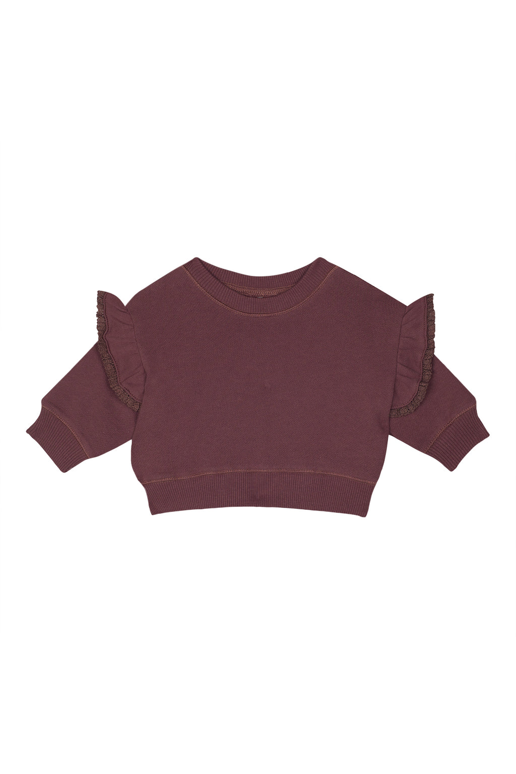 Baby Dusty Plum Sweatsuit, view 2
