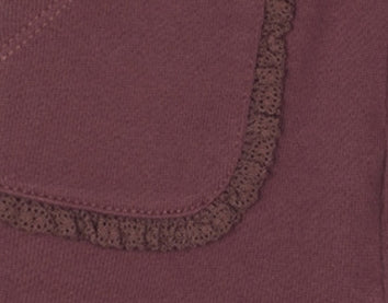 Baby Dusty Plum Sweatsuit, view 4