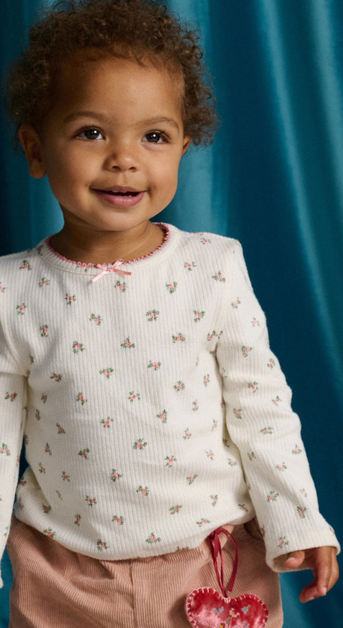 Baby Marcella Floral Tee Shirt, front
