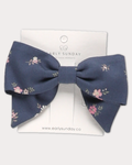 Blue Floral Chiara Bow