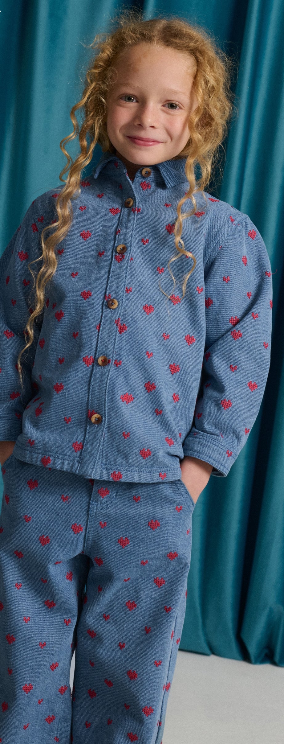 Blue Josefina Denim Shirt, front
