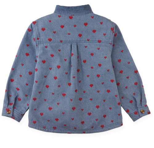Blue Josefina Denim Shirt, view 2