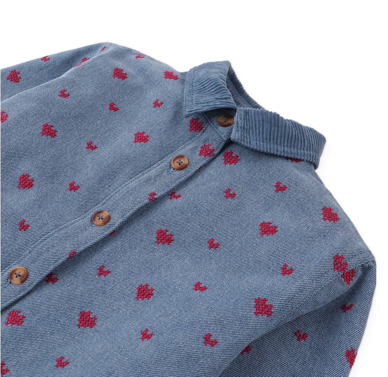 Blue Josefina Denim Shirt, view 3