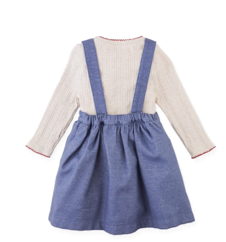 Blue Margot Cherry Dress, view 2