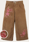 Brown Loreine Corduroy Pants, front
