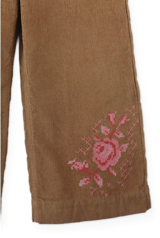 Brown Loreine Corduroy Pants, view 4