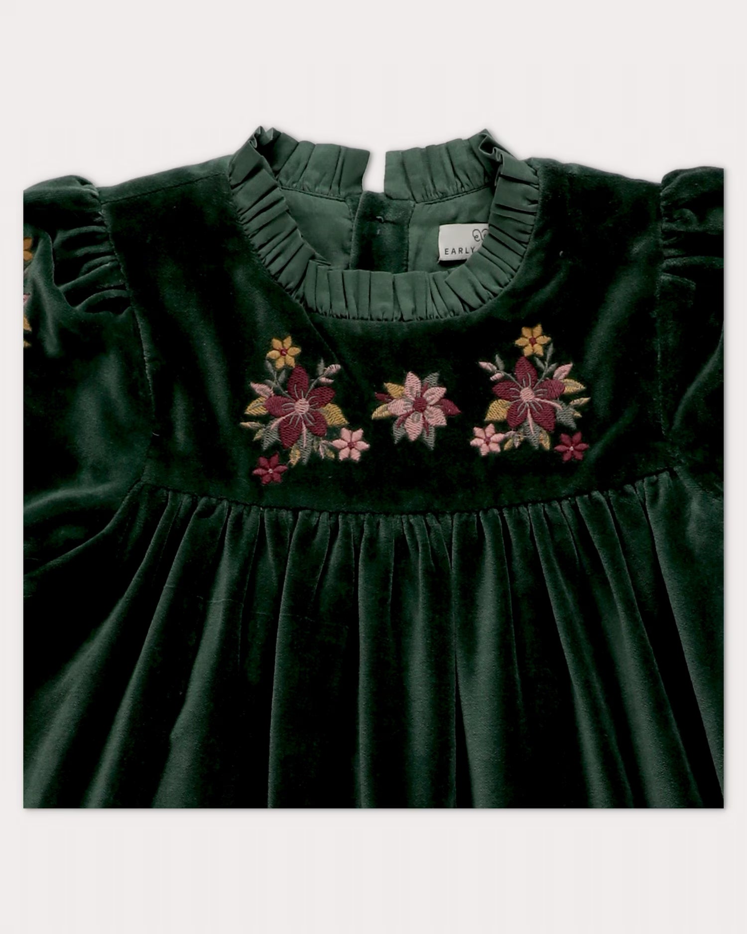 Erika Dress Forest, view 6
