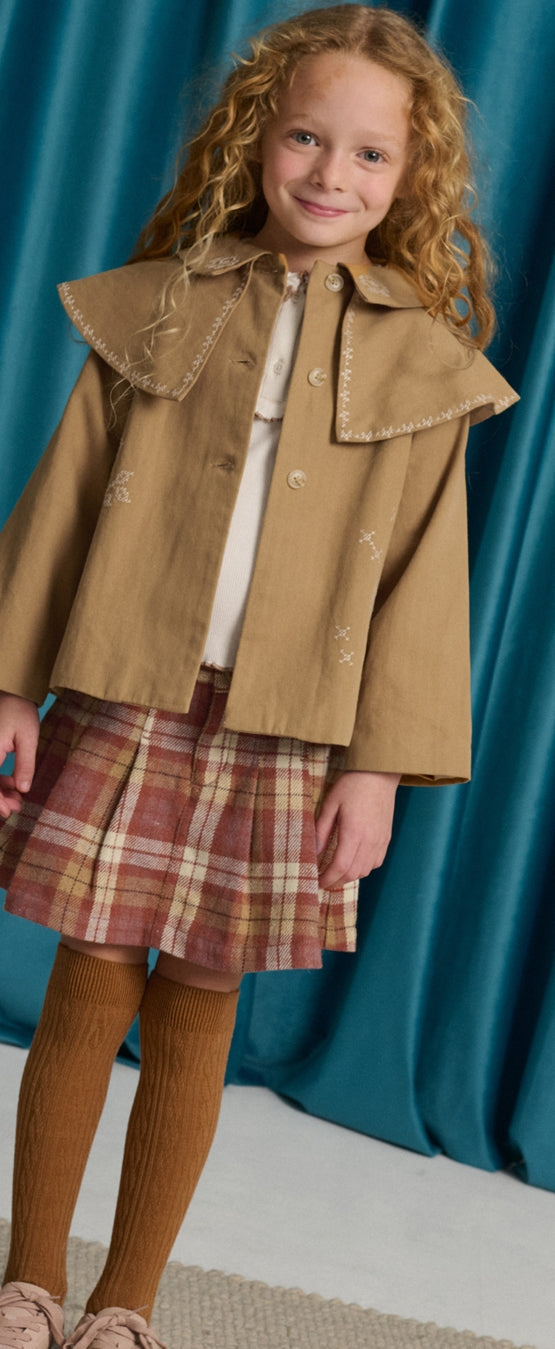 Eugenia Pleated Skort, front