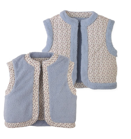 Flowered Eulalia Reversible Vest, view 2