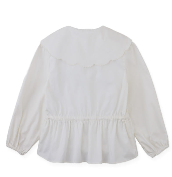 Off White Mercedes Blouse, view 2