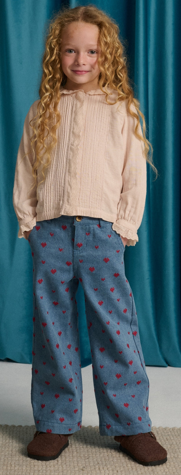 Peach Adelaida Shirt, front