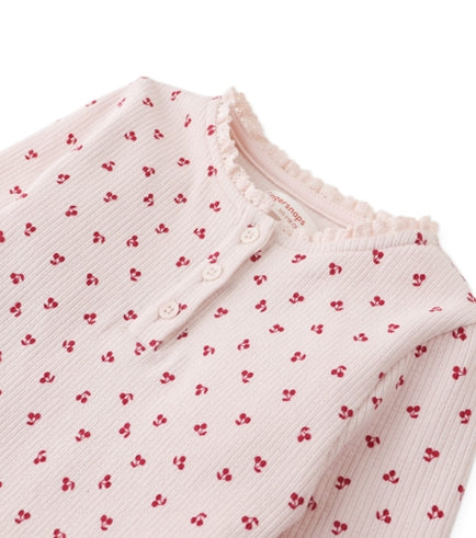 Pink Apolinaria Cherry Tee, view 3
