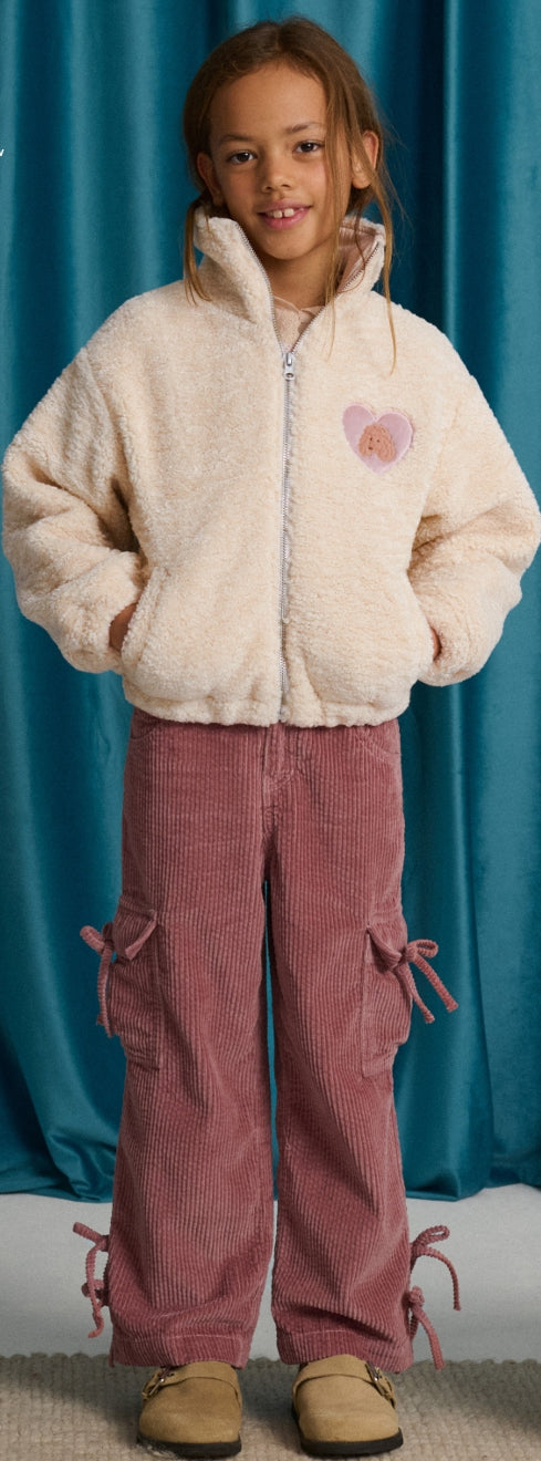 Pink Paulina Corduroy Pants, front