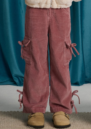 Pink Paulina Corduroy Pants, view 2