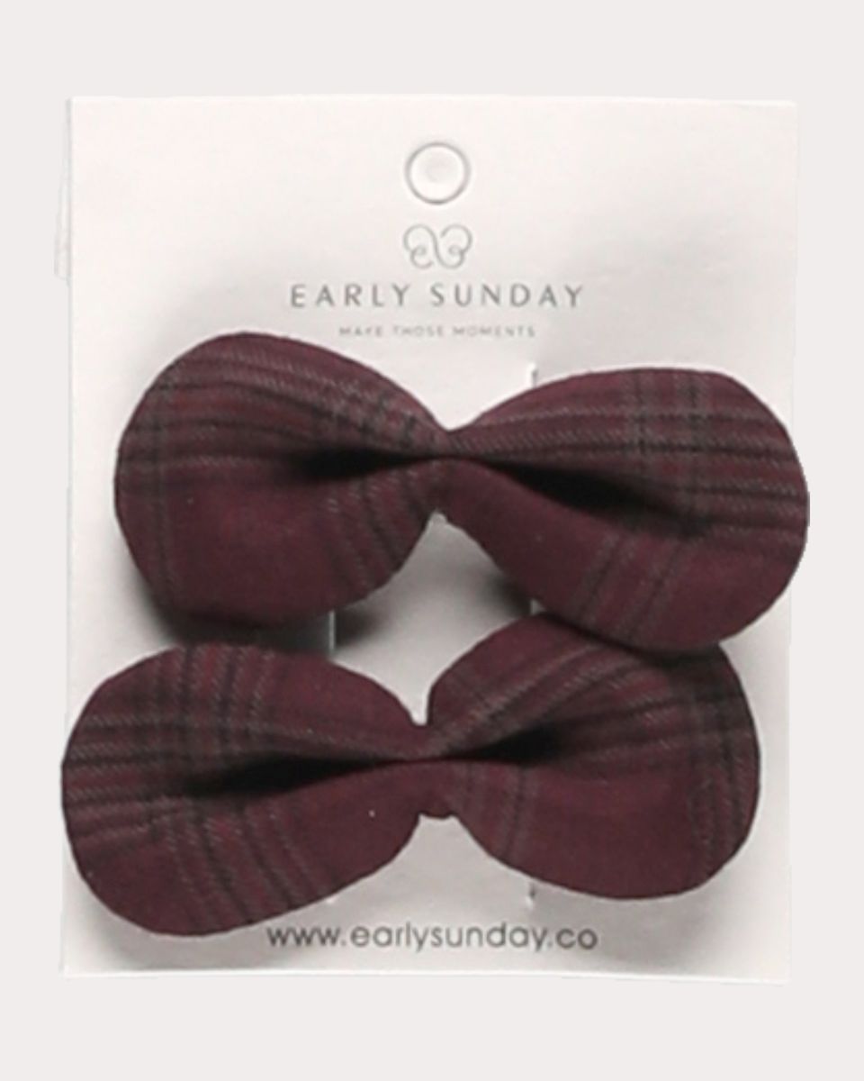 Plaid Penelope Bow