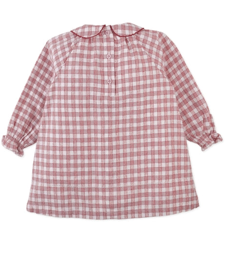 Red Winnie Checkered Dress, view 2
