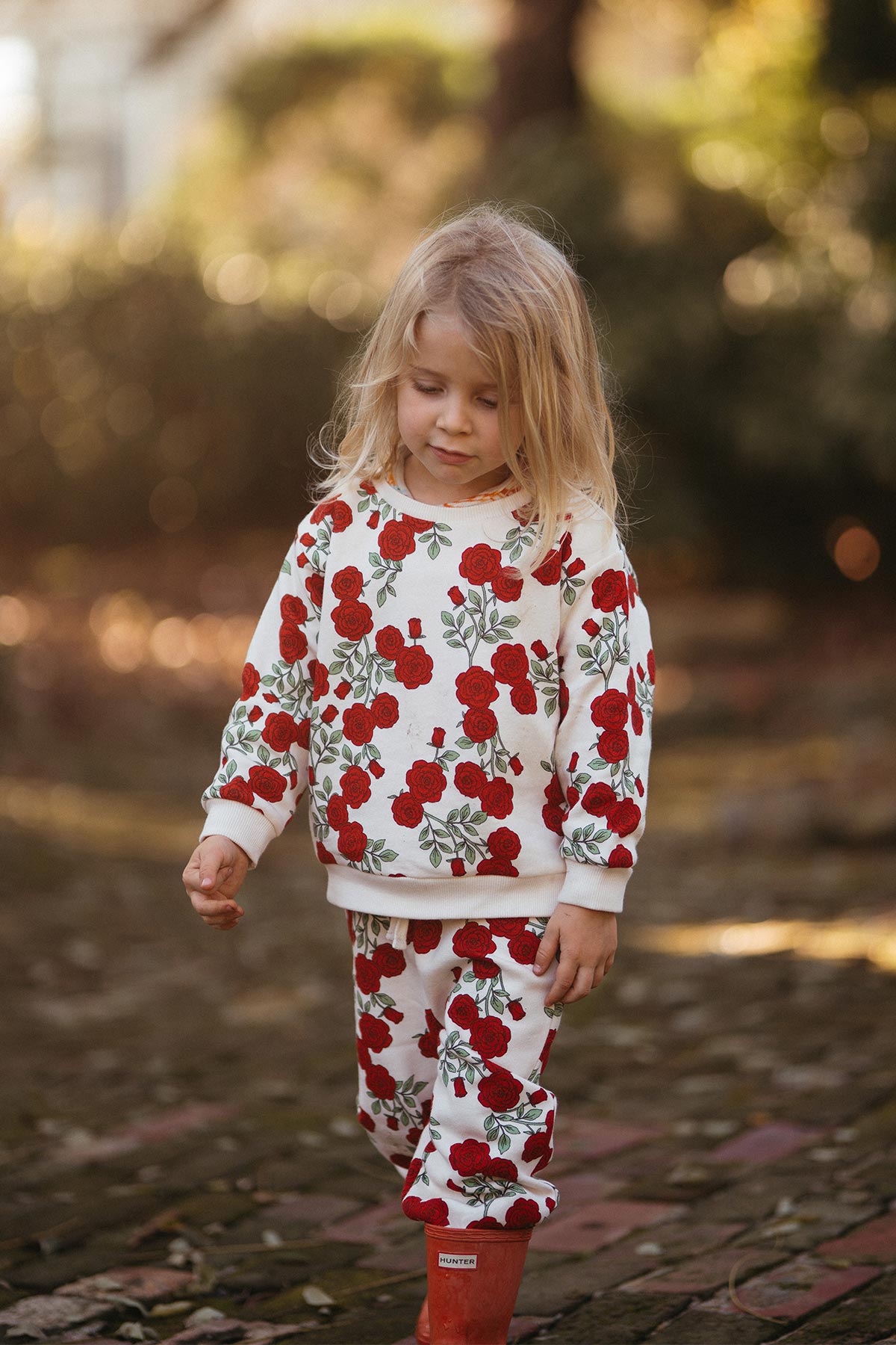 Rose Garden Sweatsuit, front