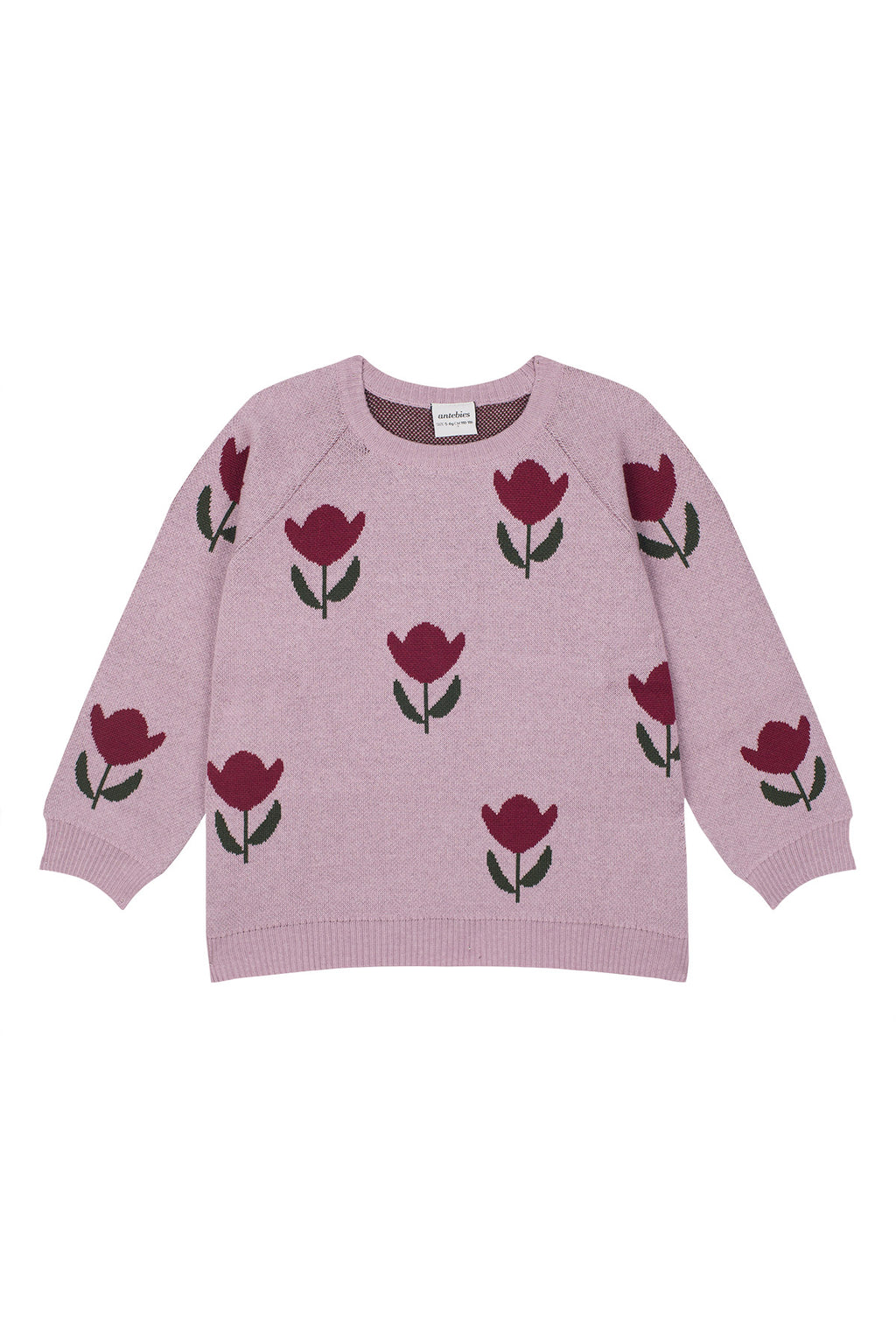 Tulip Jacquard Sweater and Pant, front