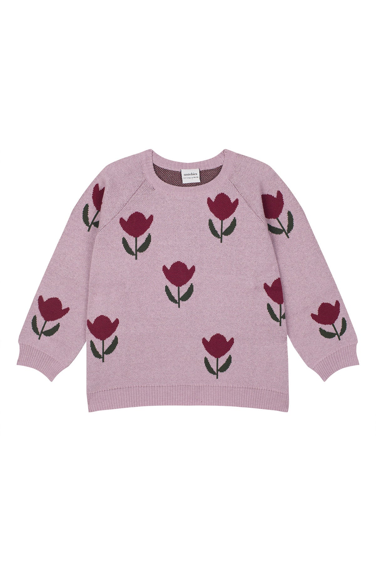 Tulip Jacquard Sweater and Pant, front